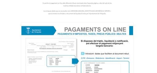 L'Ajuntament de l’Ampolla habilita el portal tributari