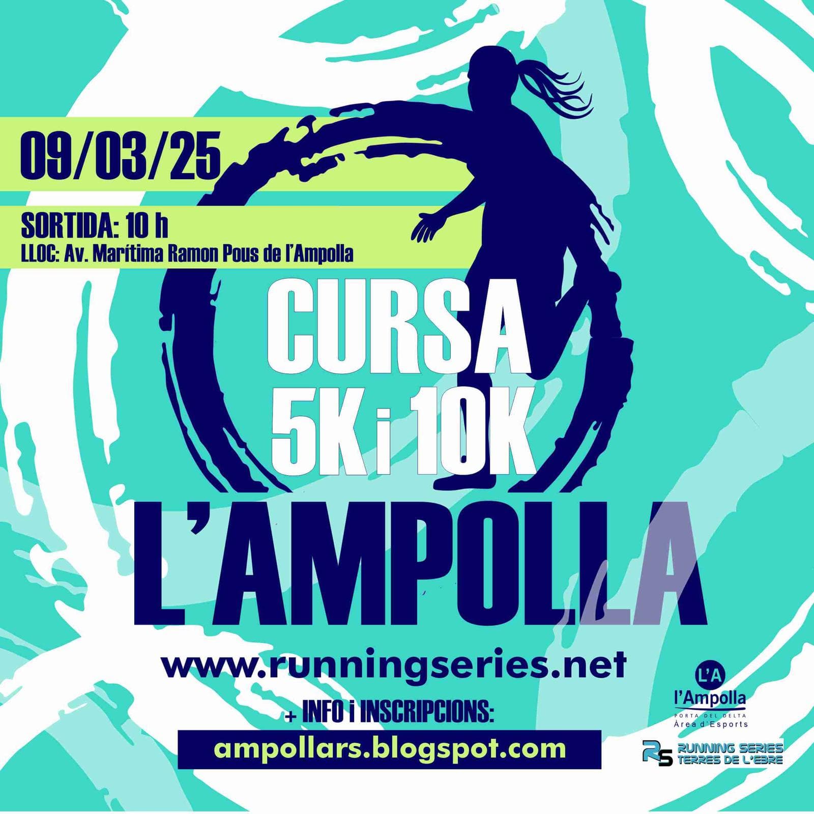 Inscripcions obertes per a la Cursa 5K i 10K de l'Ampolla que se celebrarà el 9 de març