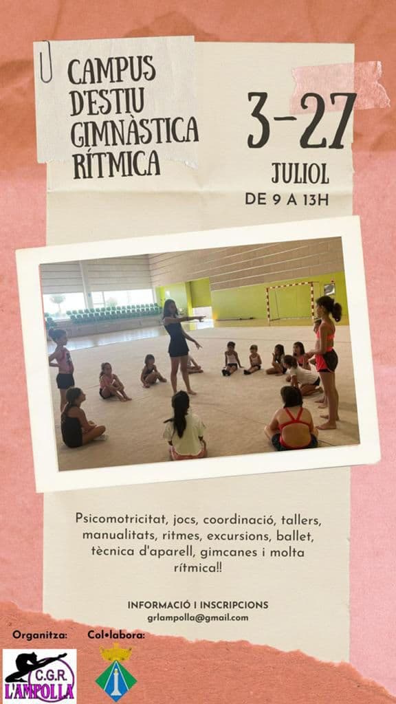 Campus d'estiu de gimnàstica rítmica