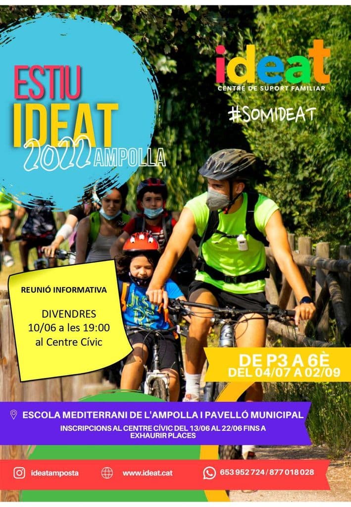 Cartell campus d'estiu 2022