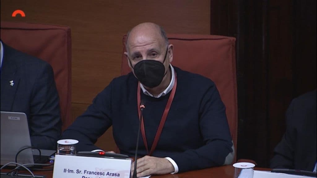 Compareixença Parlament Francesc Arasa