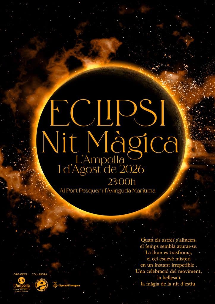 L’Ampolla enceta el compte enrere cap al gran eclipsi solar amb una setmana d’activitats per a tots els públics