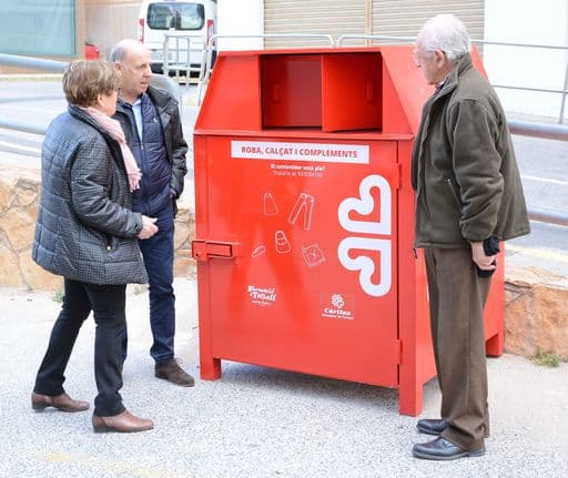 Formació i Treball recull 3.680 quilos de roba usada a l'Ampolla durant el primer semestre del 2022