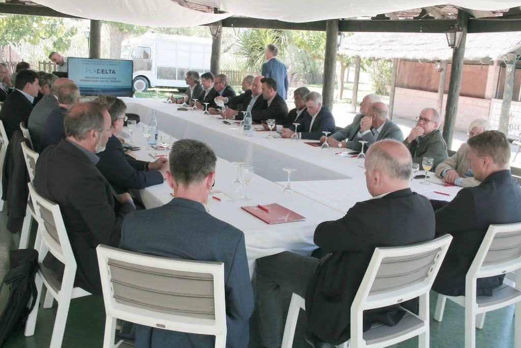 Moment de la presentació tècnica sobre el projecte del Pla Delta de l'Ebre.