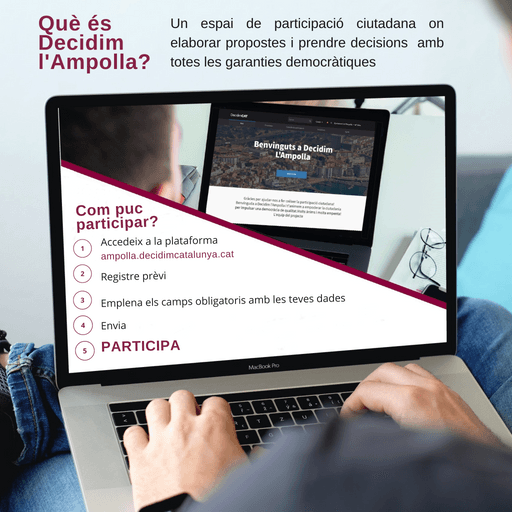 L’Ajuntament de l’Ampolla impulsa la participació ciutadana amb la plataforma ‘Decidim l’Ampolla’